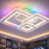LED осветително тяло Kalista Бяла Кристал RGB Еквивалент 500W