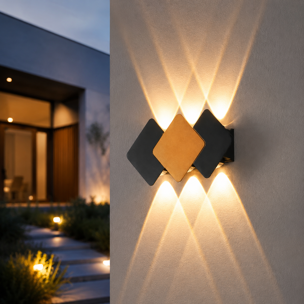 LED аплик 6W Luxus за външен монтаж