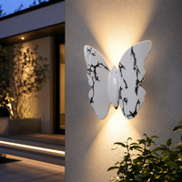 LED аплик 6W за външен монтаж BUTTERFLY бяла C207WH