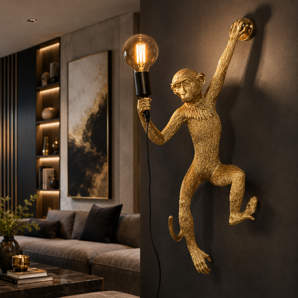 Аплик 1x27 Monkey Gold
