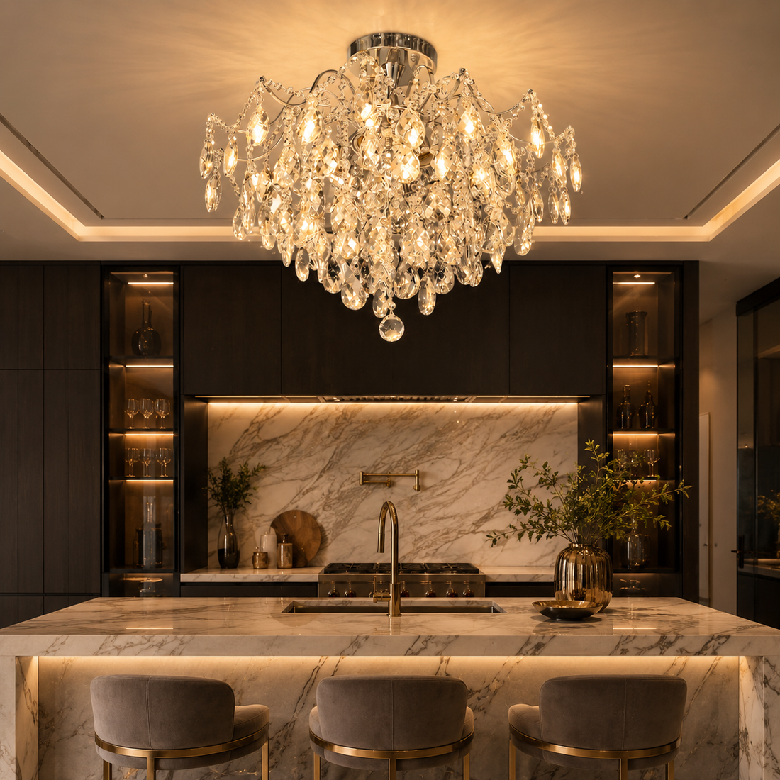 Полилей от кристал PARIS SILVER