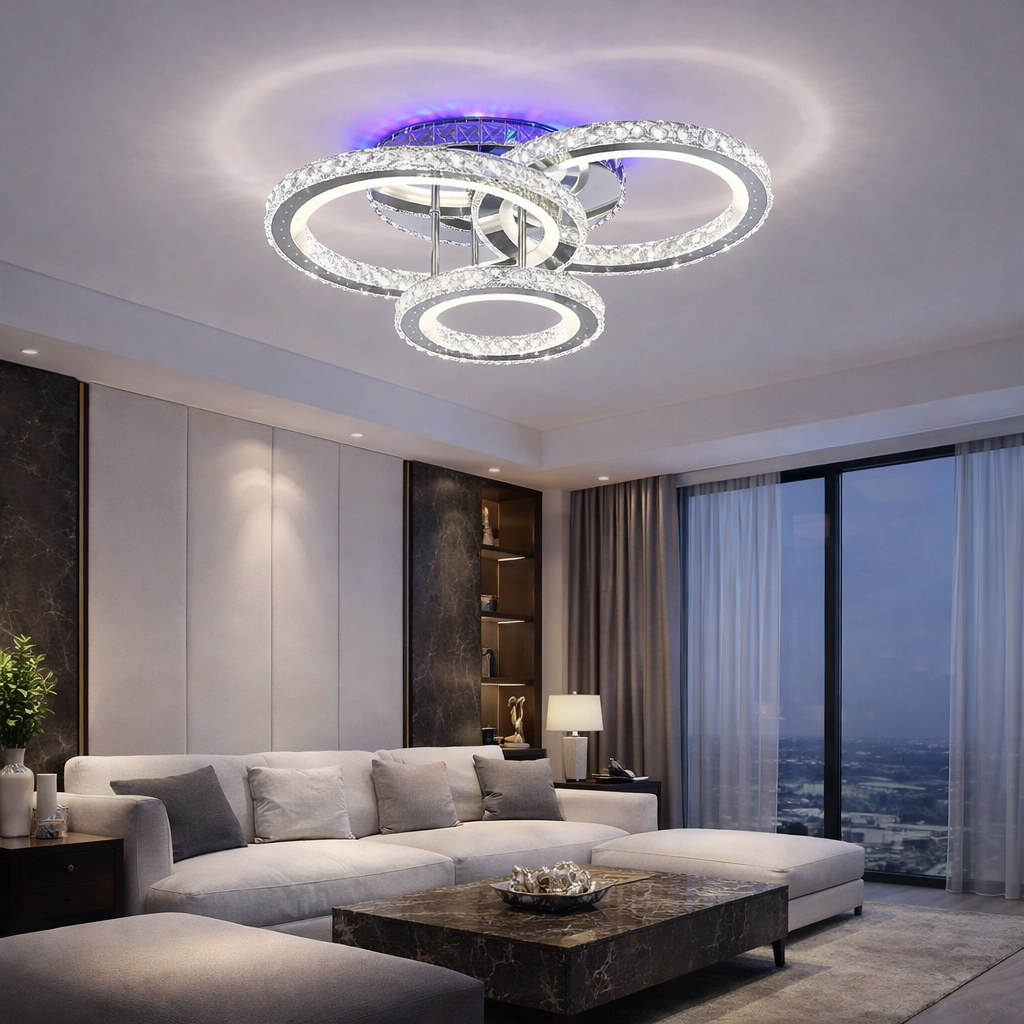 LED осветително тяло Cristal Ciryla Chrome RGB еквивалент 500W