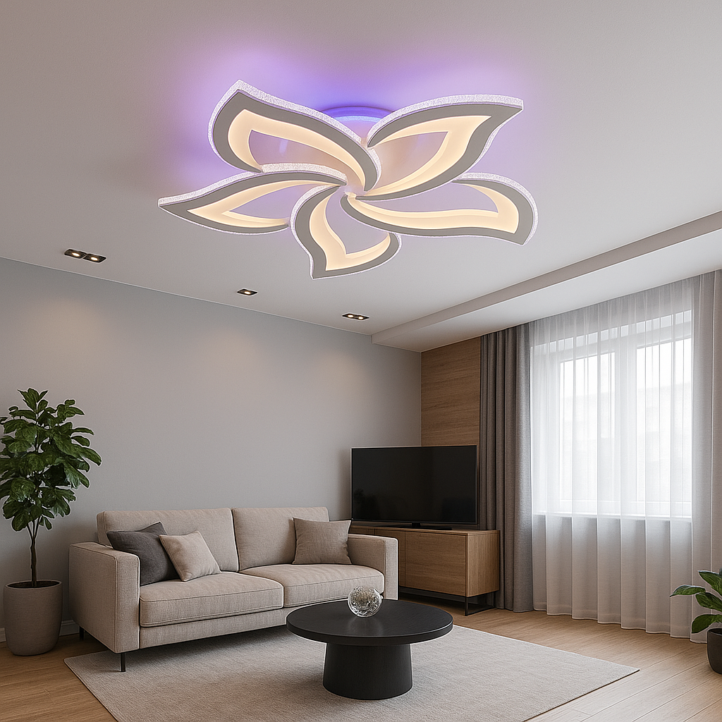 LED осветително тяло Camelia RGB еквивалент 600W с дистанционно
