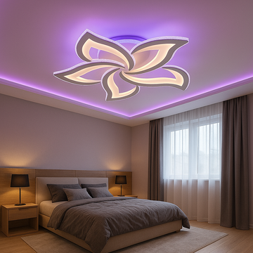 LED осветително тяло Camelia RGB еквивалент 600W с дистанционно