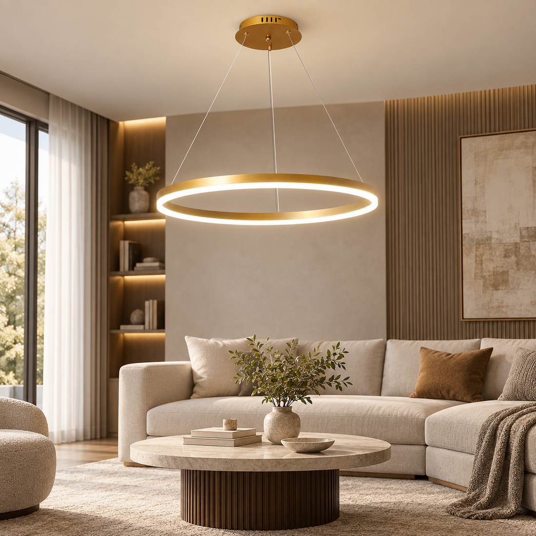 LED осветително тяло WONDERLAND Gold 1 сегмент еквивалент 300W