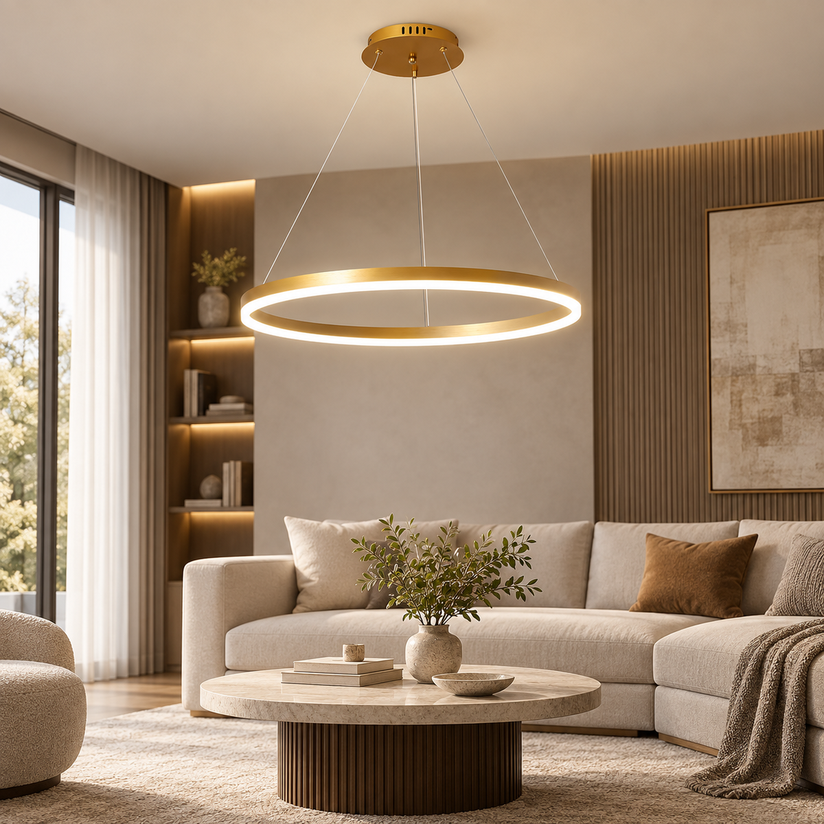 LED осветително тяло WONDERLAND Gold 1 сегмент еквивалент 300W
