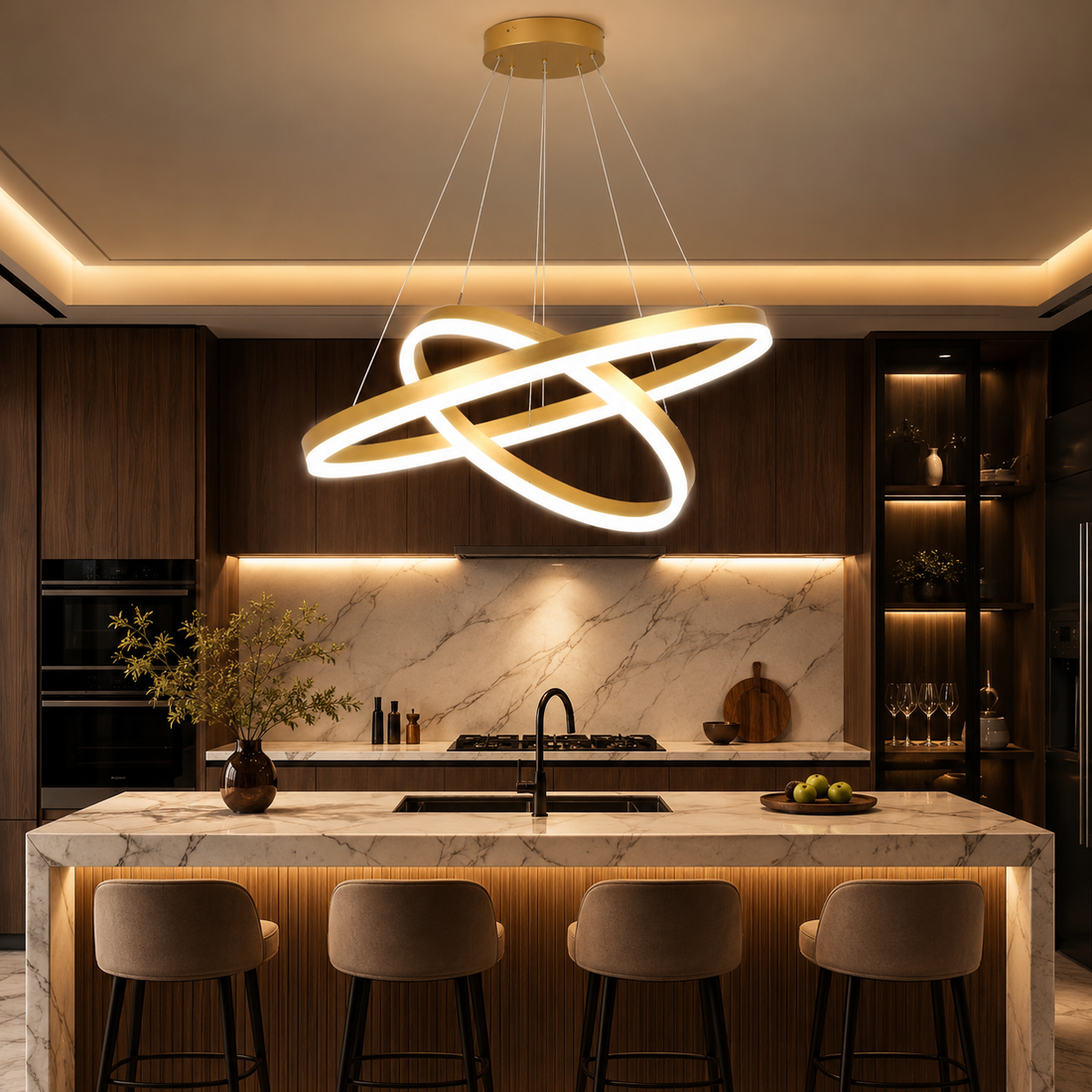LED осветително тяло WONDERLAND Gold 2 сегмента, еквивалент 400W