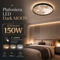 LED плафон 33cm Dark MOON Еквивалент 150W