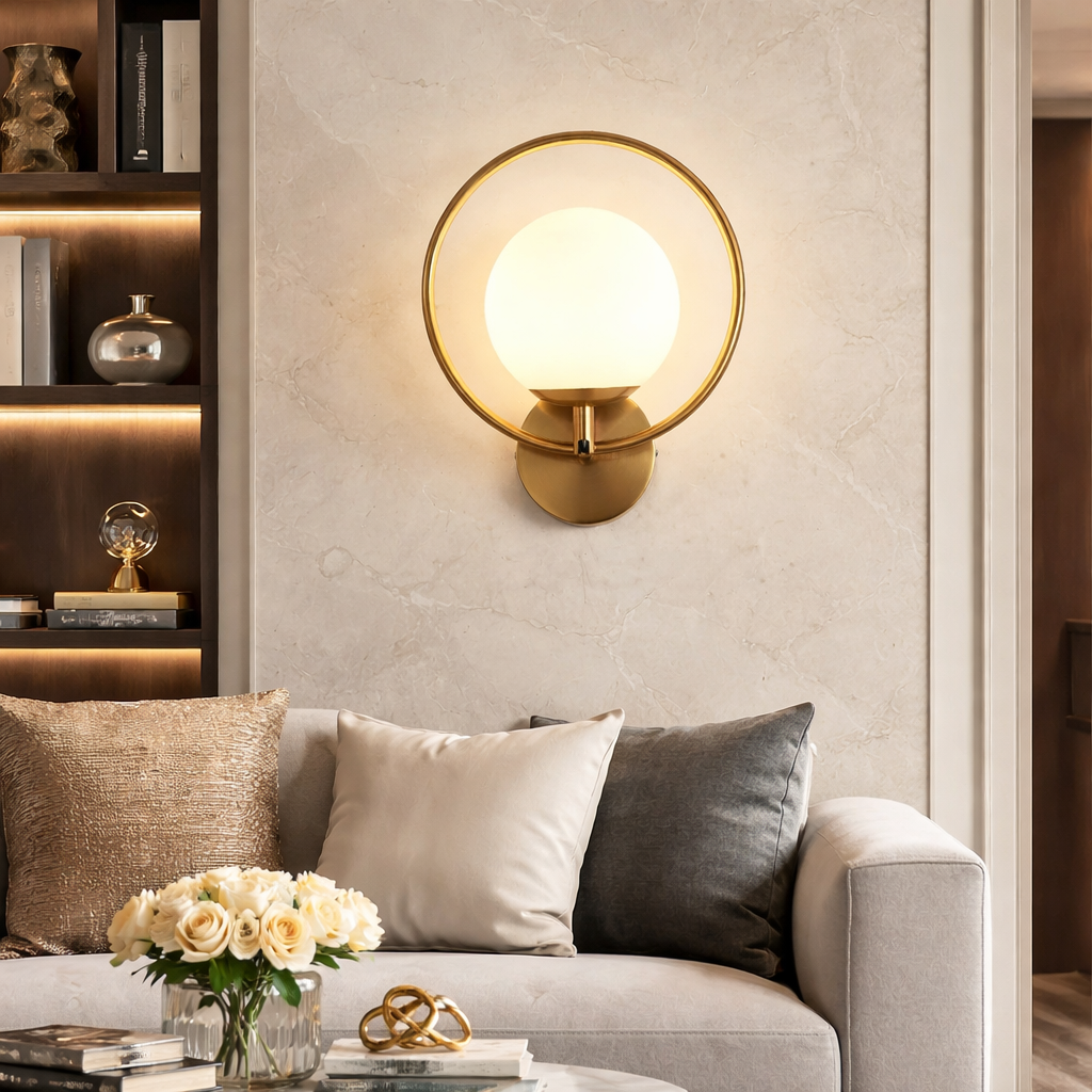 Аплик Nordic Style Абажур Мат Gold MX614-1