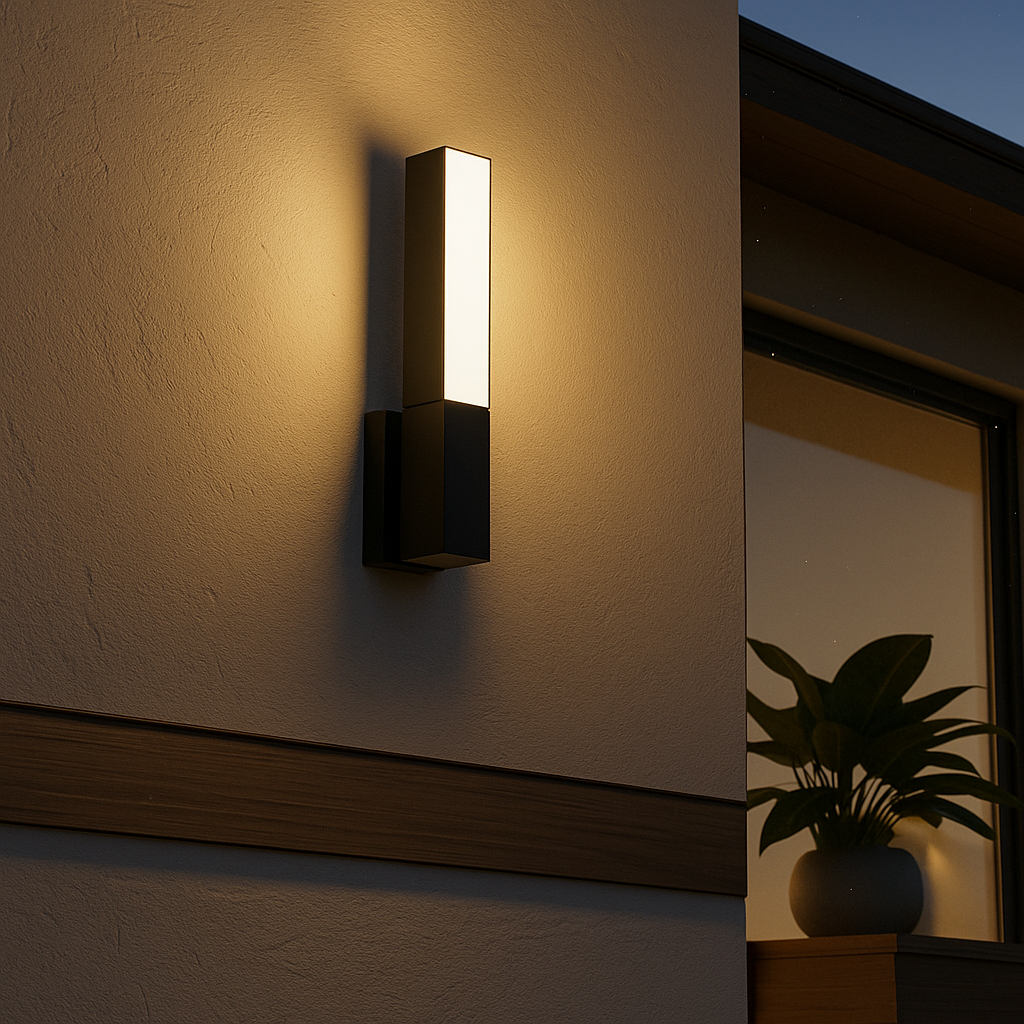 Аплик LED за външен монтаж 2X4.5W IP44 Топла светлина