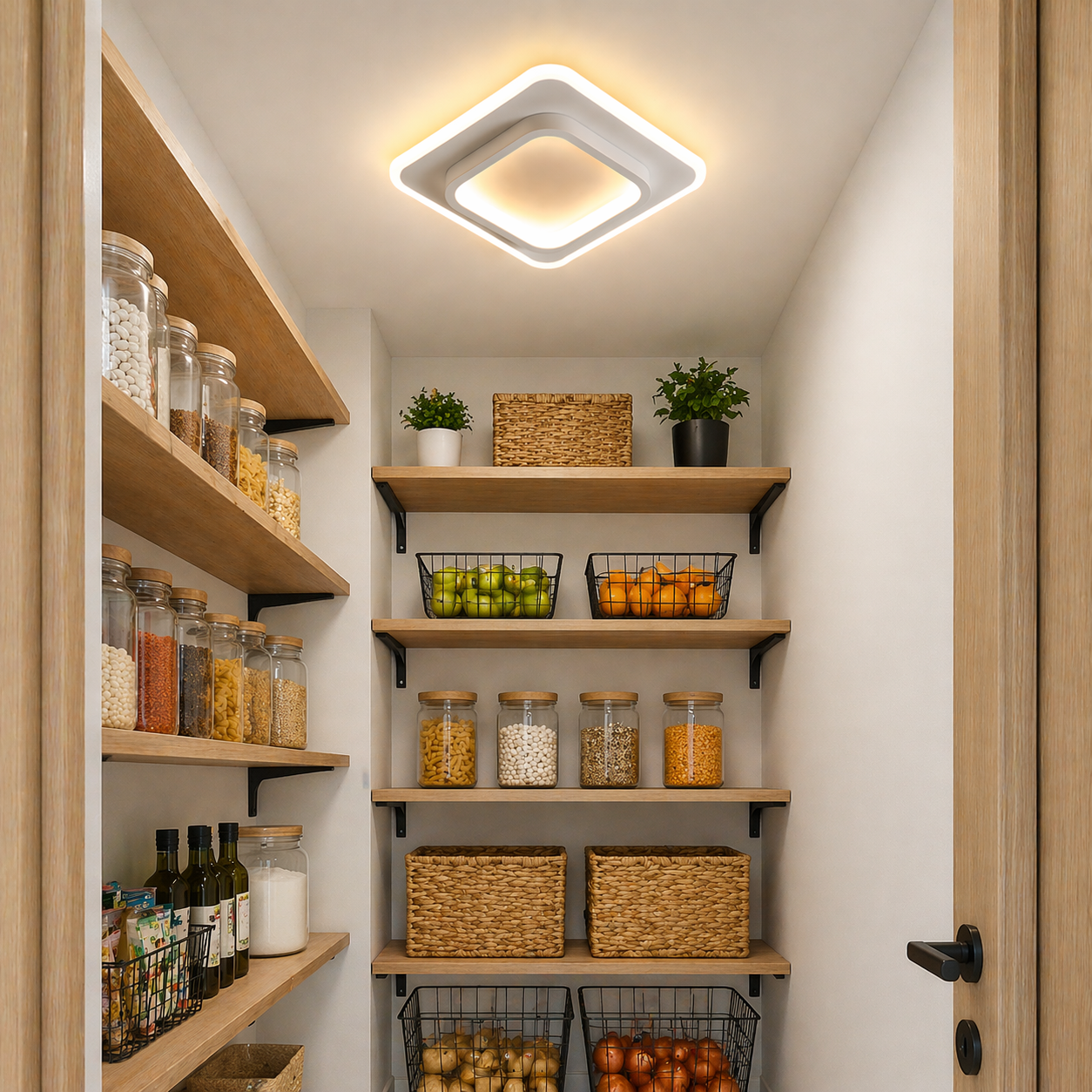 LED осветително тяло LOKI SQUARE Бяло Еквивалент 200W