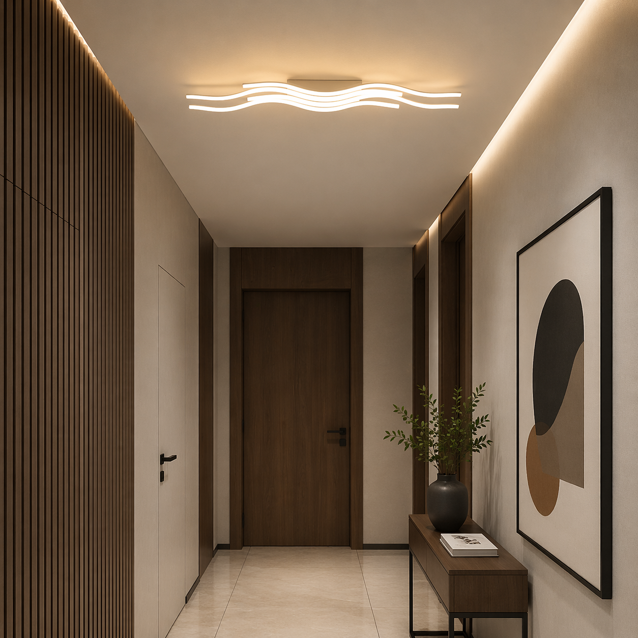 LED осветително тяло VECTRA White еквивалент 700W с дистанционно