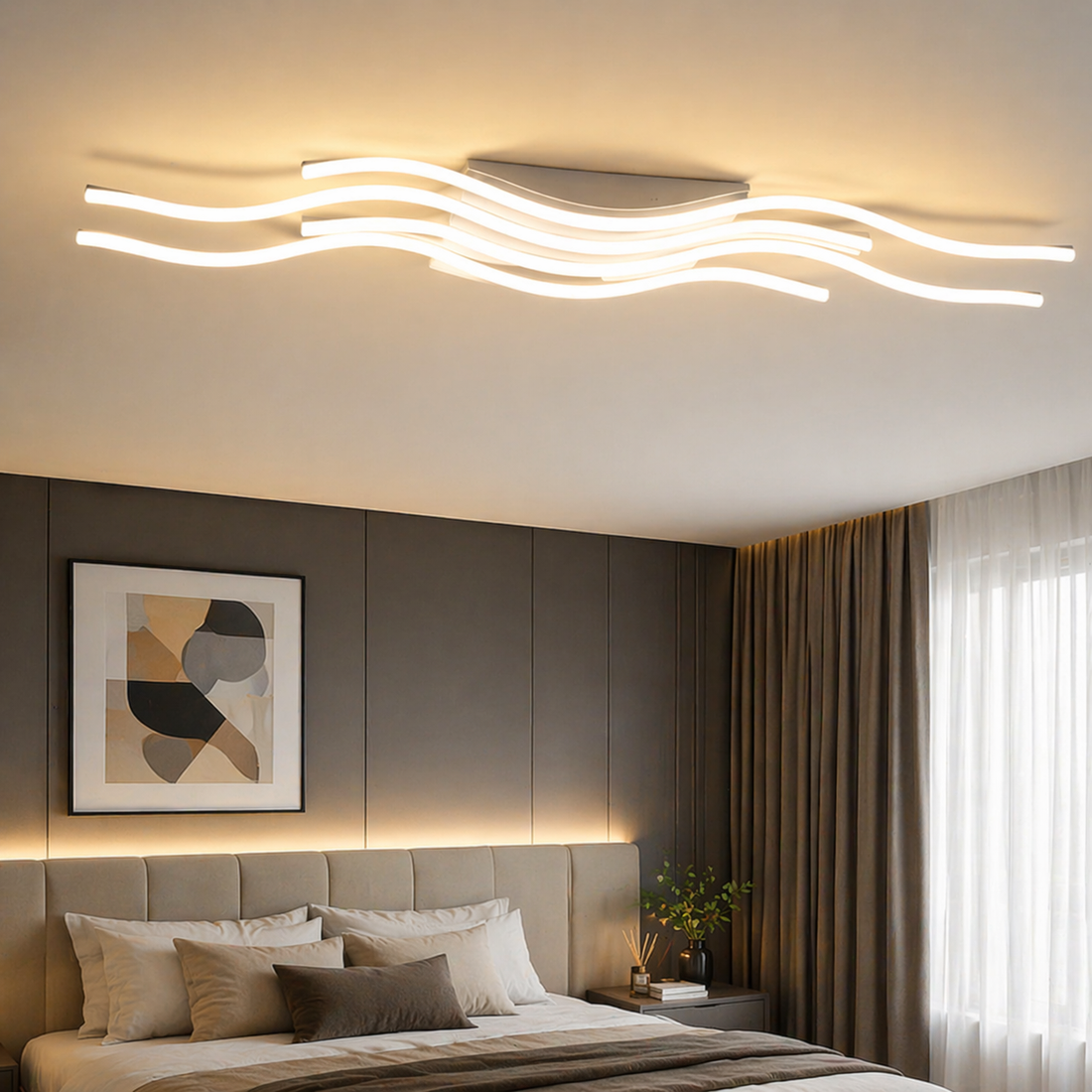 LED осветително тяло VECTRA White еквивалент 700W с дистанционно