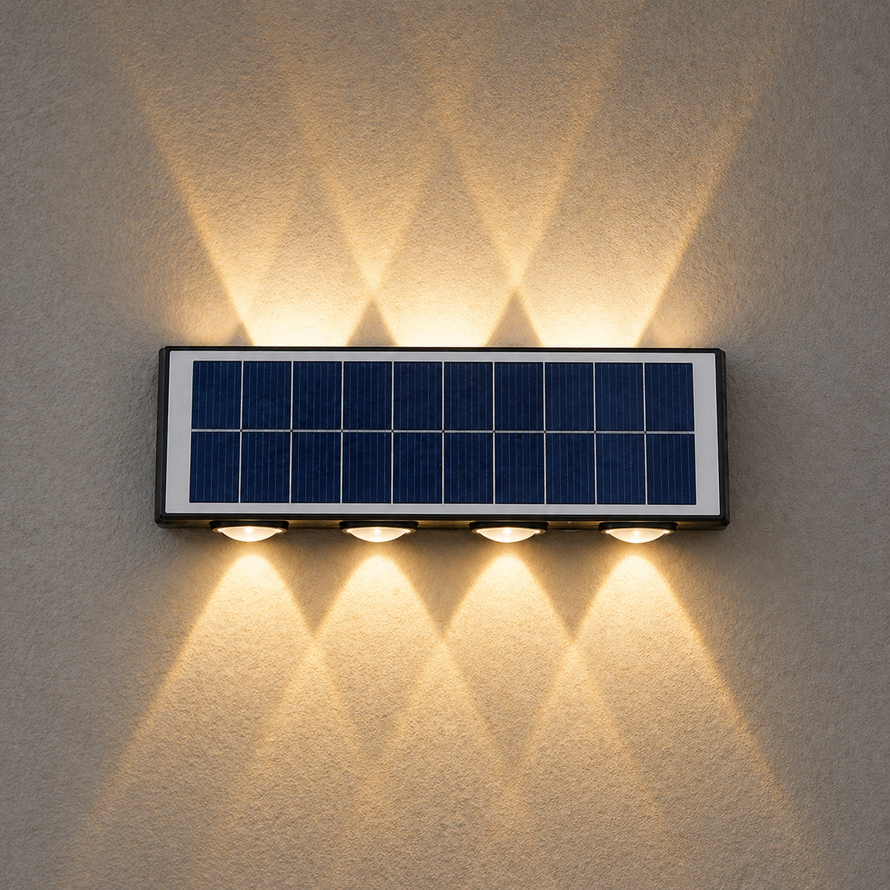 Соларен външен LED аплик Trio 8W