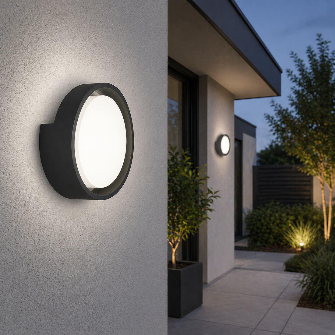 LED аплик за външен монтаж 12W ORI-W1 еквивалент 100W