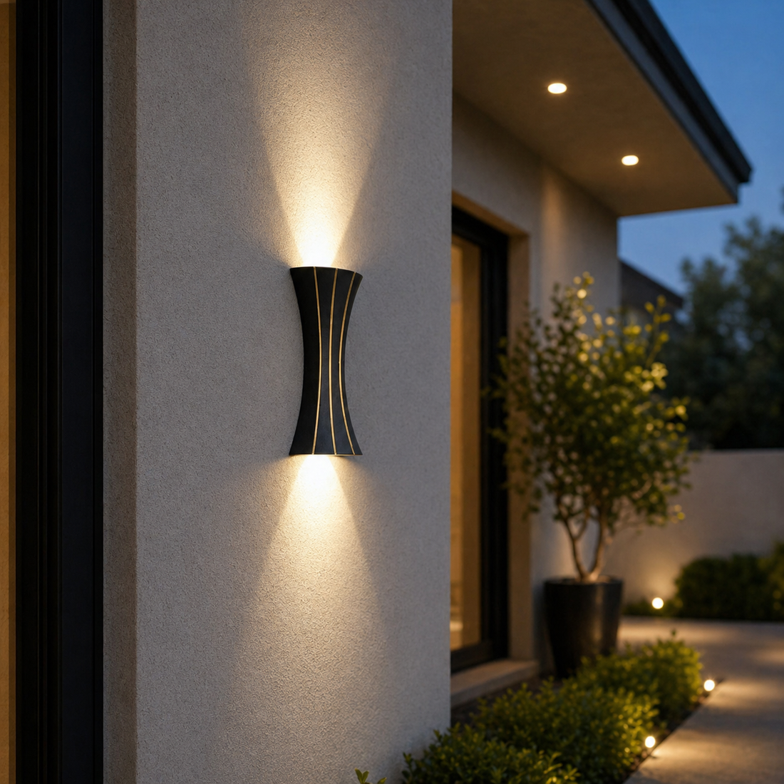 LED аплик за външен монтаж 10W Black Elegance