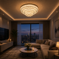 LED осветително тяло Maxi Klyra CRISTAL Еквивалент 600W Дистанционно управление