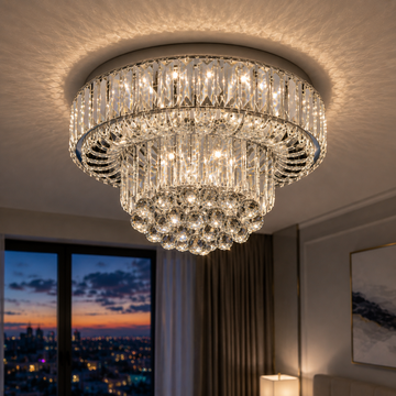 LED осветително тяло Mini Klyra CRISTAL Еквивалент 400W Дистанционно управление