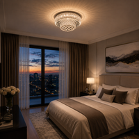 LED осветително тяло Mini Klyra CRISTAL Еквивалент 400W Дистанционно управление