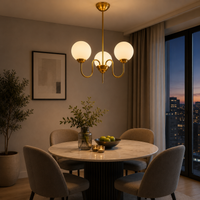 Осветително тяло Абажур MAT GOLD 3XE27 Classique Taste DX2411-3