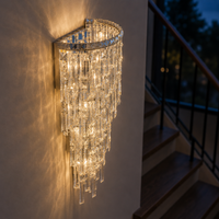 Аплик за стена Cristal Grande Glass 7xE14