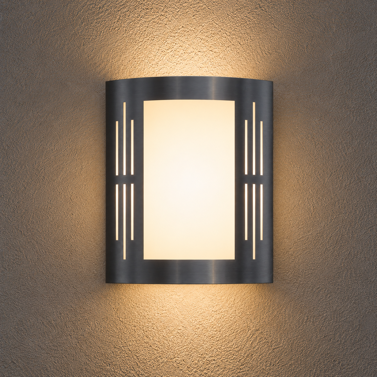 Външен аплик CITY Silver & White Eglo