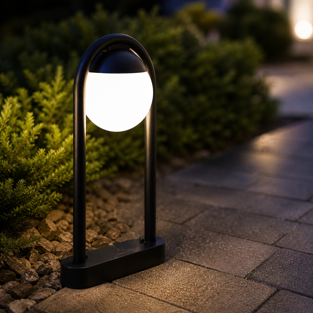 Орнаментален градински стълб LED 28W PRATA VECCHIA 45CM 98732