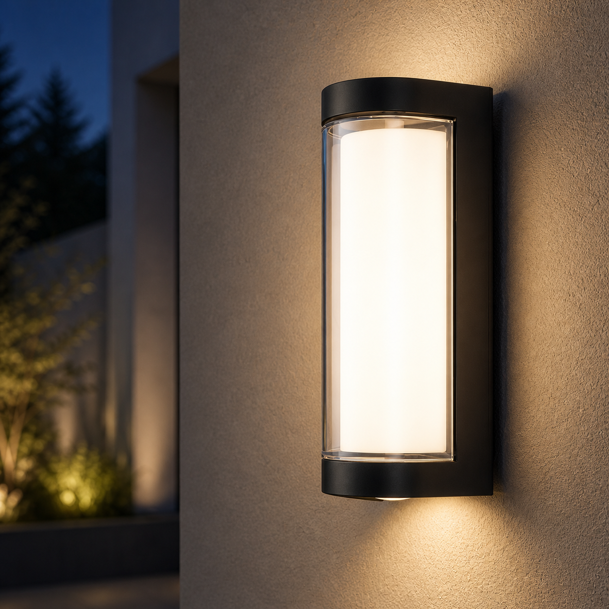 LED аплик за външен монтаж Black AMON IP65