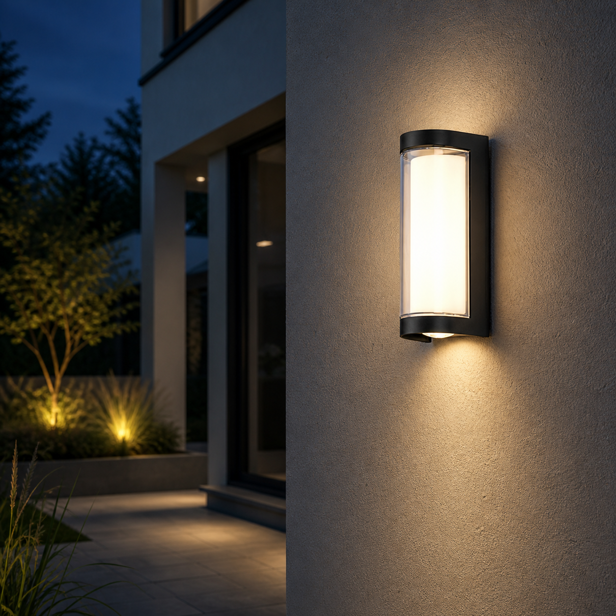 LED аплик за външен монтаж Black AMON IP65