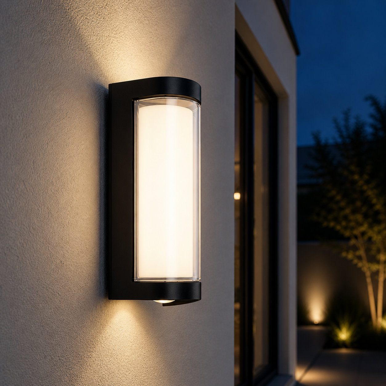 LED аплик за външен монтаж Black AMON IP65