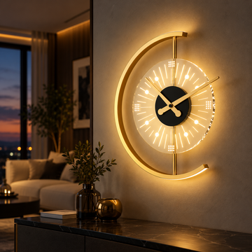 LED аплик с ЧАСОВНИК 18W Nordic Style Clockwork