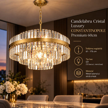 Кристален полилей Luxury CONSTANTINOPOLE Premium 60cm