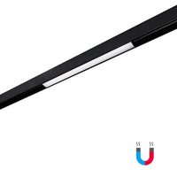 LED спот 10W 30cm магнитен линеен мат черен