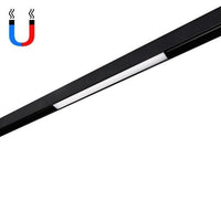 LED спот 10W 30cm магнитен линеен мат черен