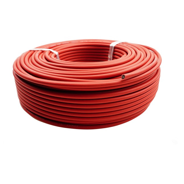 СОЛАРЕН КАБЕЛ 1x6mm² ЧЕРВЕН – РОЛКА 100M