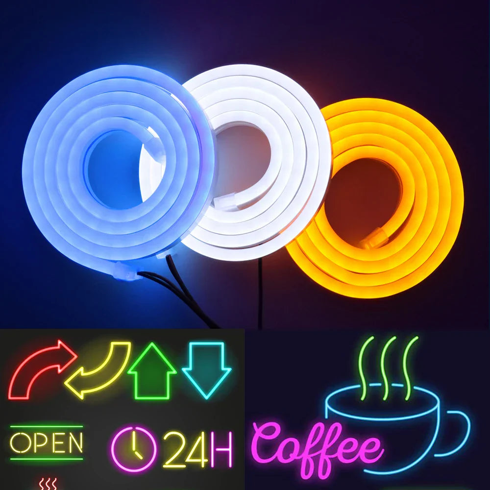 NEON FLEX LED 12V Различни цветове
