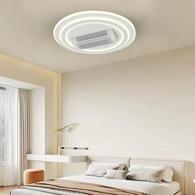 Осветително тяло LED DL2410-1 с регулируем вентилатор и дистанционно, еквивалент 400W