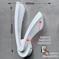 LED Аплик с отличителен дизайн, Бял – Еквивалент 150W