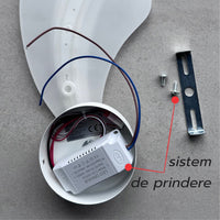 LED Аплик MAGNOLIA Бял – Еквивалент 150W
