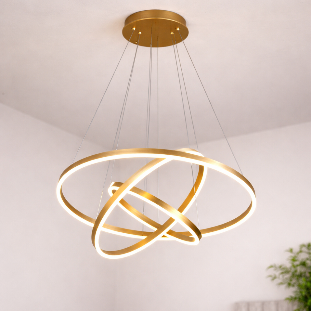 LED осветително тяло WONDERLAND Gold XXL с 3 сегмента – еквивалент 1000W