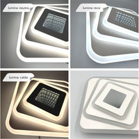 LED ОСВЕТИТЕЛНО ТЯЛО 40W GALAXY 3D SQUARE Еквивалент 200W