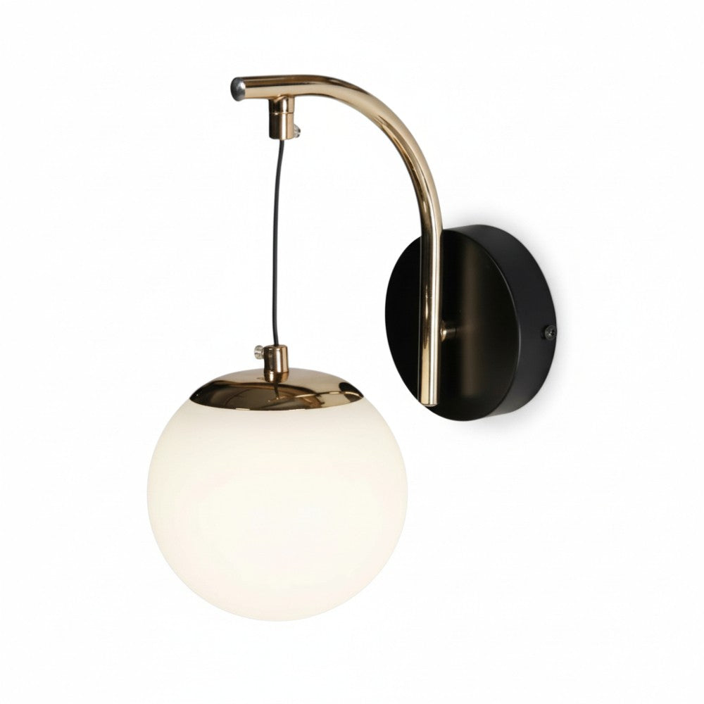 LED Аплик PICA Абажур Mat Black & Gold