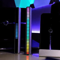 LED RGB лента с ритъм и звукова активация, презареждаща се