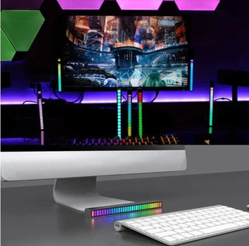 LED RGB лента с ритъм и звукова активация, презареждаща се
