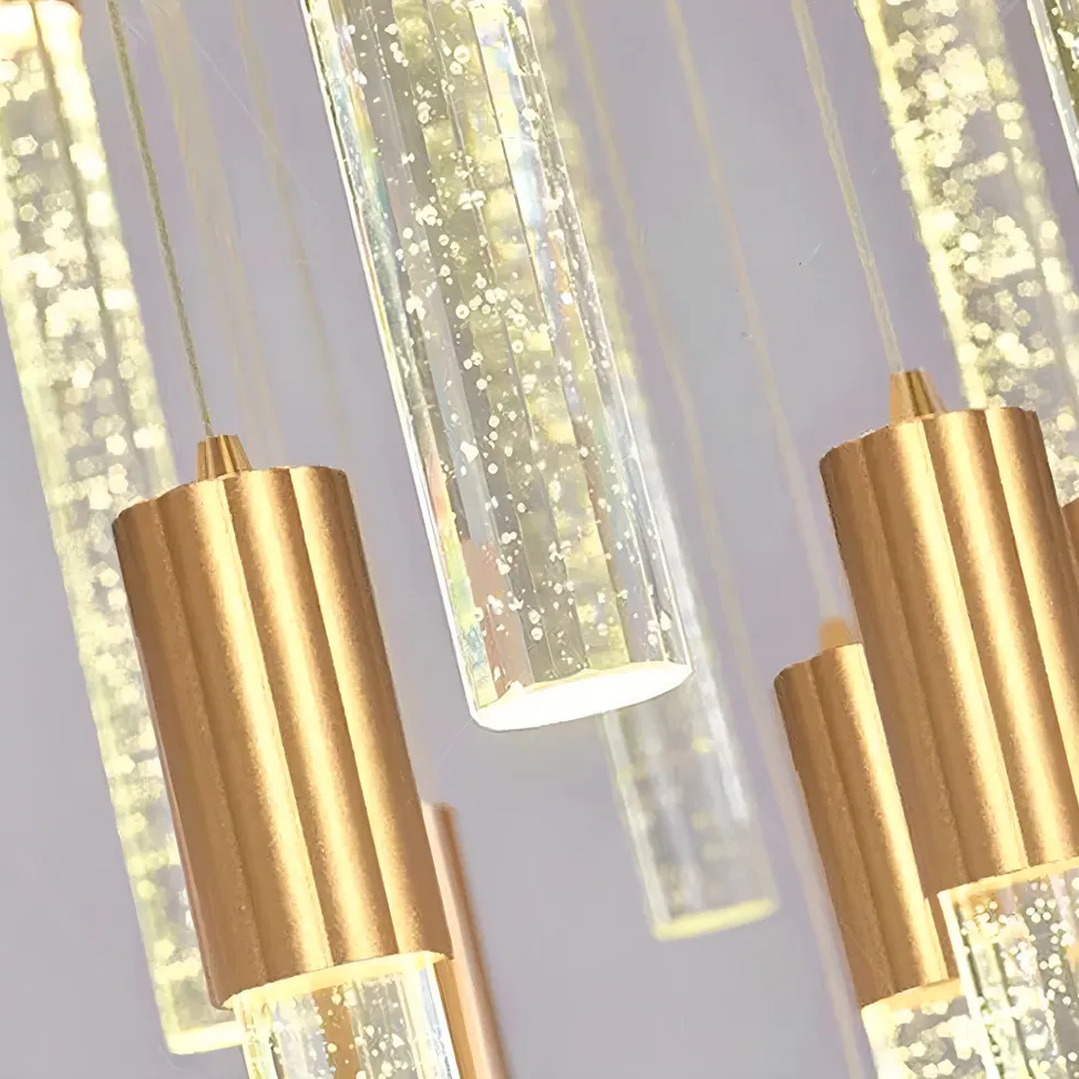 Осветително тяло BUBBLE Glass Gold Еквивалент 200W