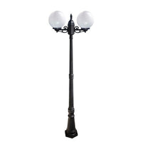 Градински стълб VELKI черен 2 рамена 40W 220CM