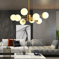 Осветително тяло Абажур MAT GOLD 8XE27 DX103-4+4 GD