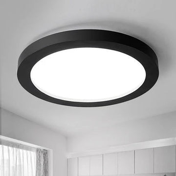 LED спот 24W Кръгъл Черен / ⌀287mm / Повърхностен