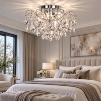 Полилей MONACO Cristal Silver ⌀50cm