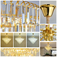 Полилей Cristal Gold Imperator 80x112CM 28xE14